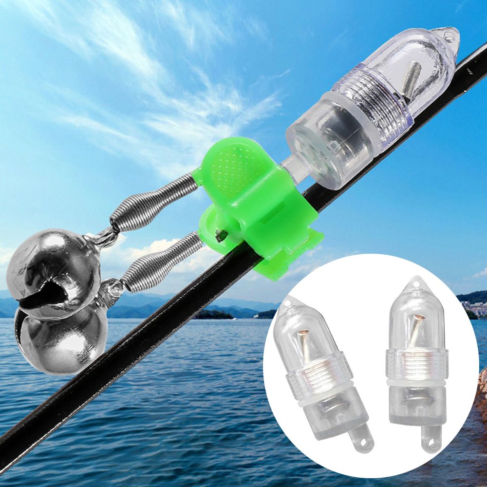 Bite Alarm - Portátil Durável Pesca Sino Alerta, Luz