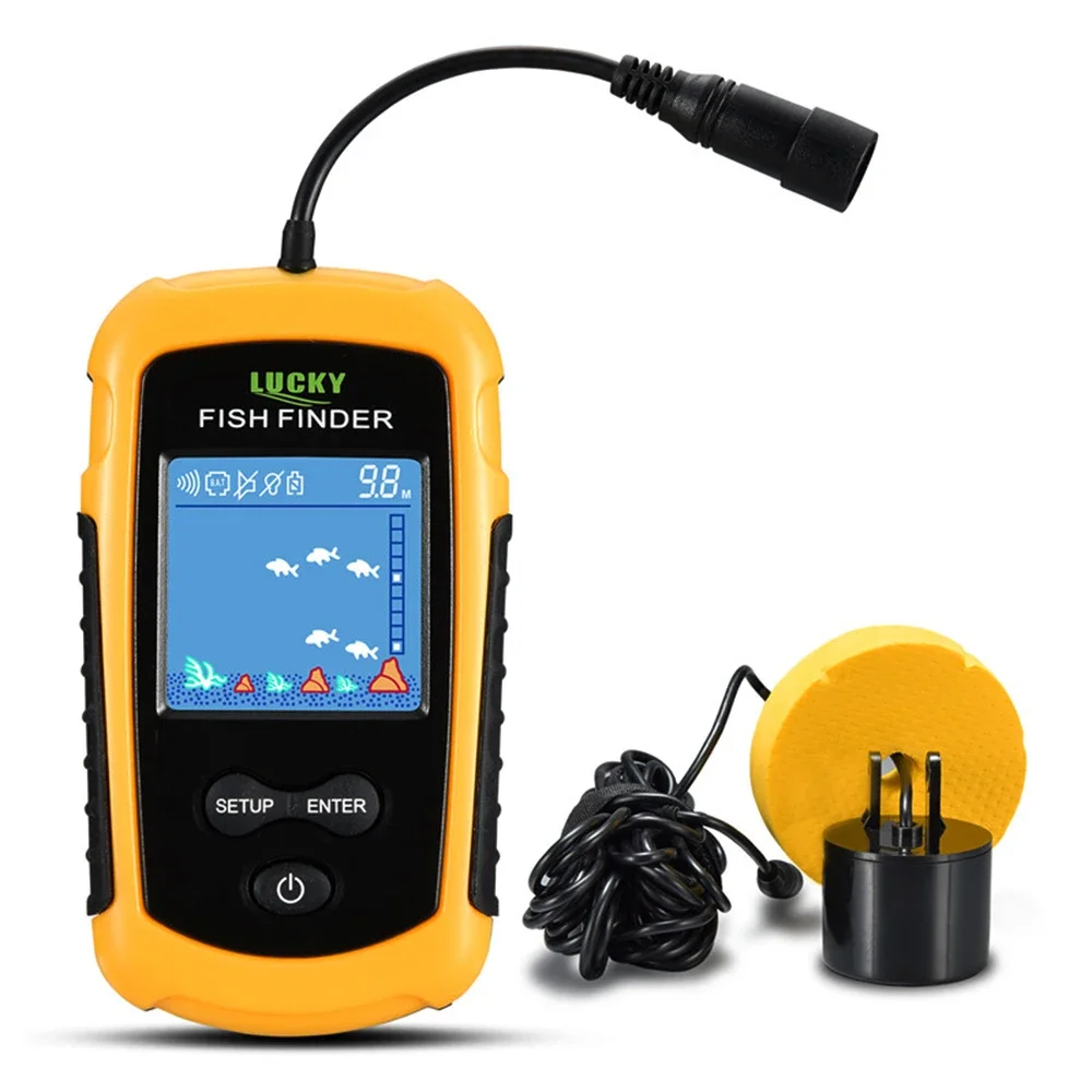 Fish Finder Portable - Lucky lcd tela colorida portátil com