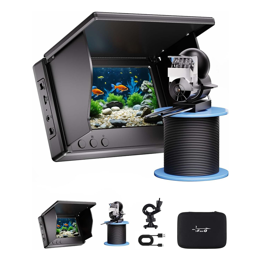 Fish Finder Portable - FOURQ Localizador de Peixes Portátil 1080P