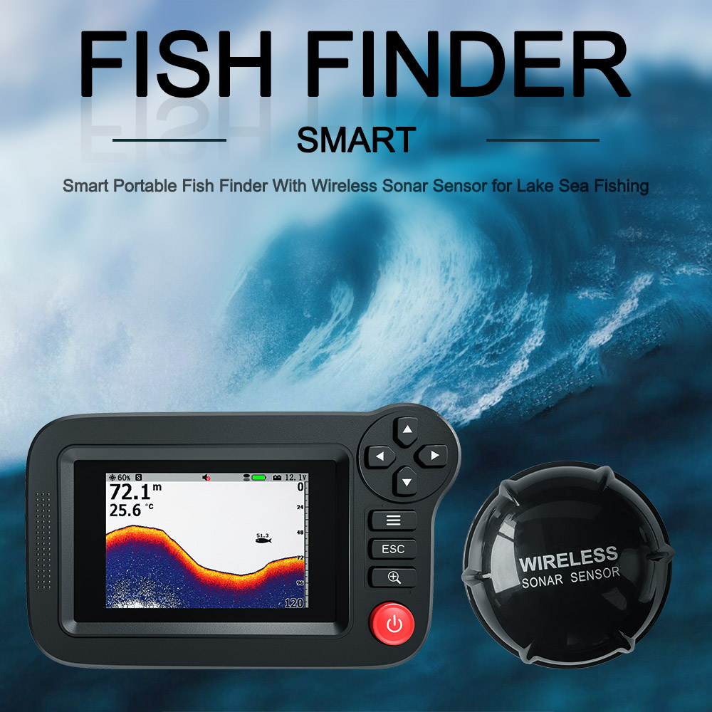 Localizador de peixes intelige - Fish Finder Portable avaliação e preço