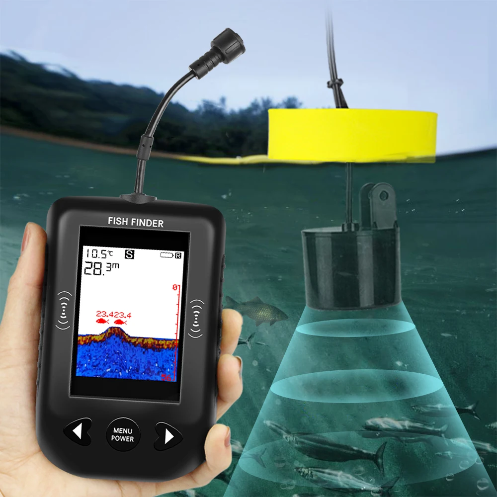 Alarme 100m portátil sonar loc - Fish Finder Portable avaliação e preço