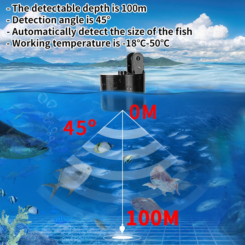 Alarme 100m portátil sonar loc - Fish Finder Portable avaliação e preço