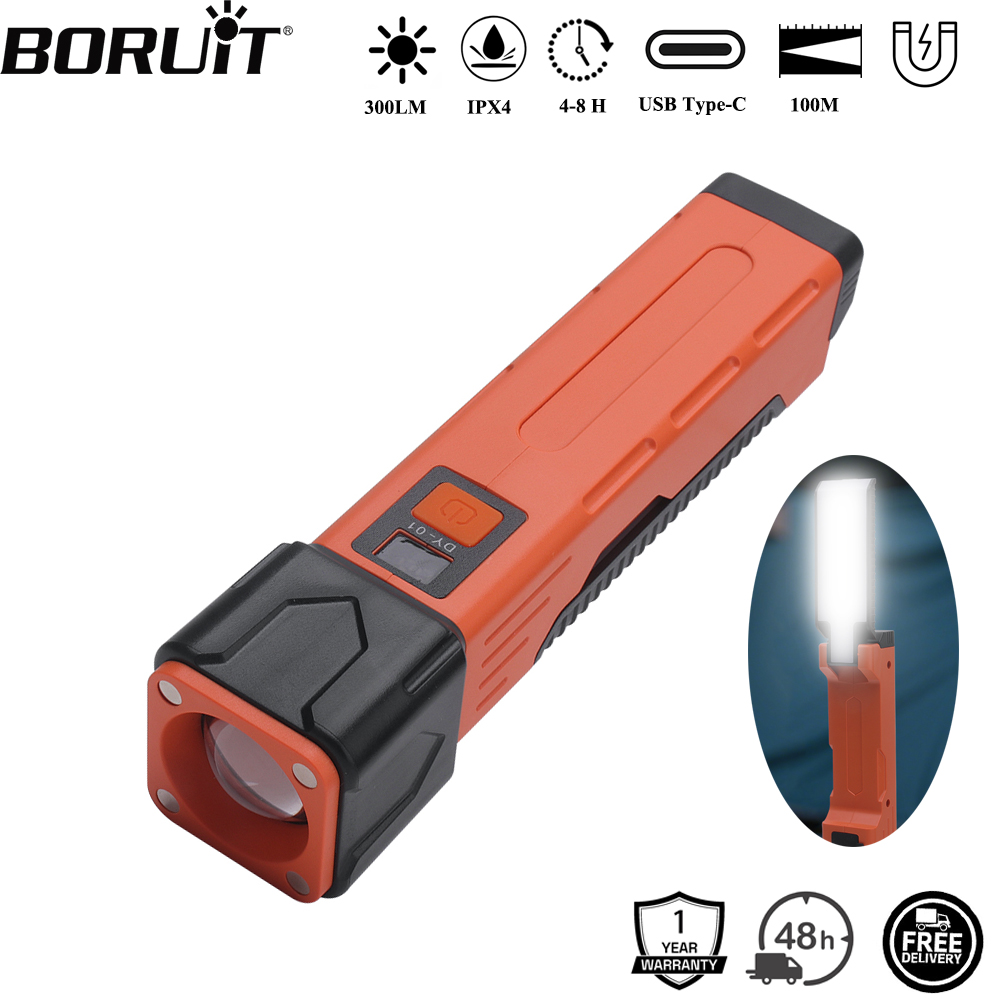 Boruit 300lm led luz de trabal - Fishing Light avaliação e preço