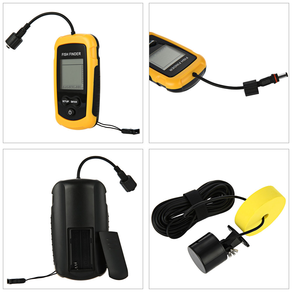 Sonda de Pesca Portátil com Al - Fish Finder Portable avaliação e preço