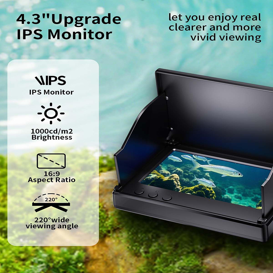 FOURQ Localizador de Peixes Po - Fish Finder Portable avaliação e preço