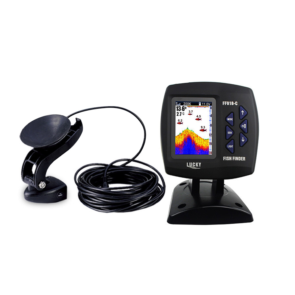 Wired Dual Frequency Fish Find - Fish Finder Transducer avaliação e preço