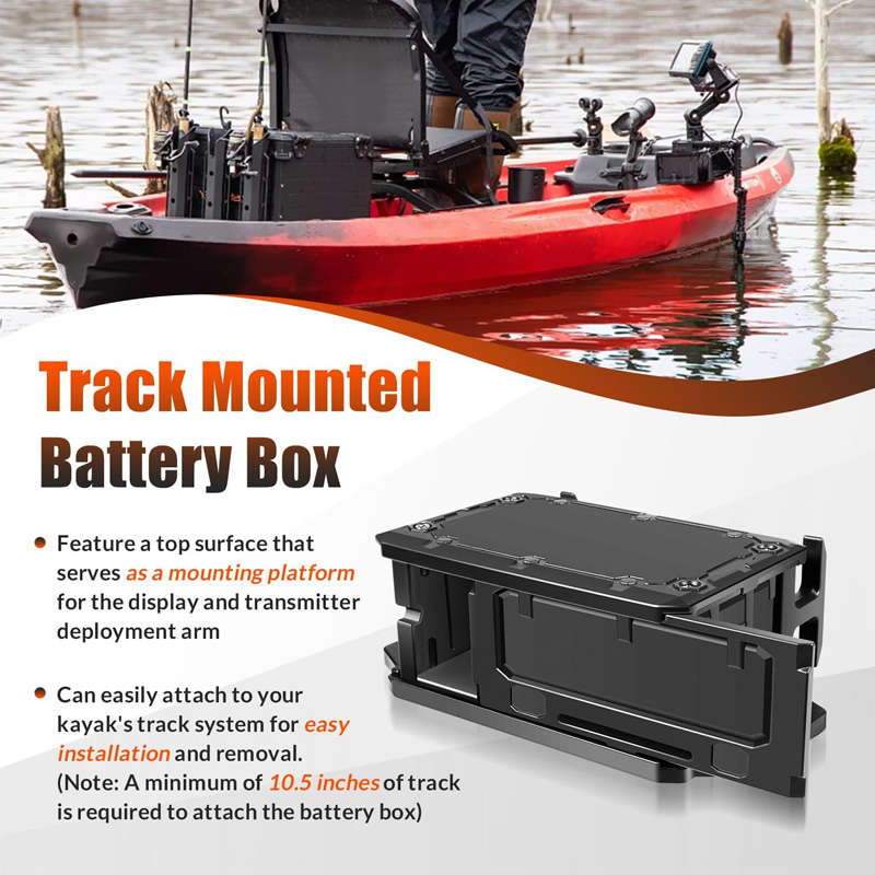 Caixa de bateria montada em tr - Fish Finder Transducer avaliação e preço
