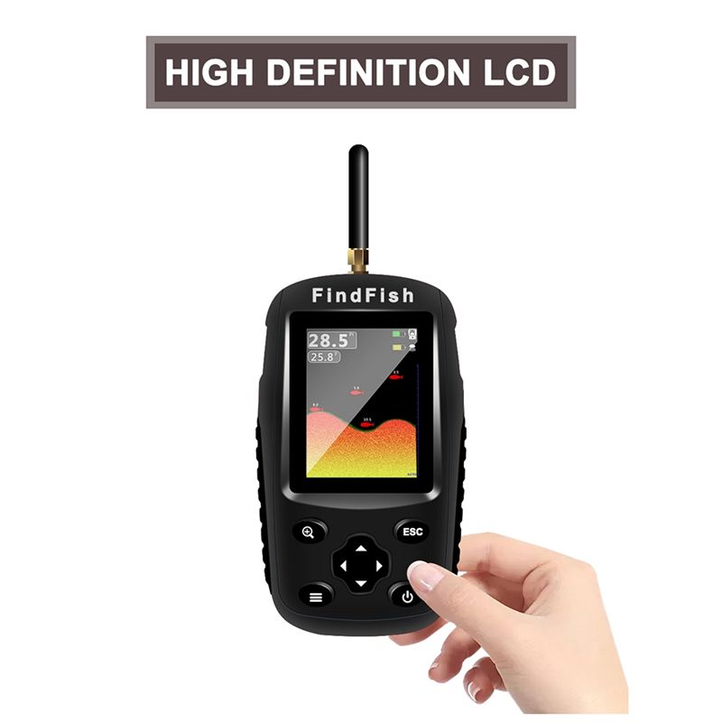 Sonda de Pesca Portátil Sem Fi - Fish Finder Portable avaliação e preço