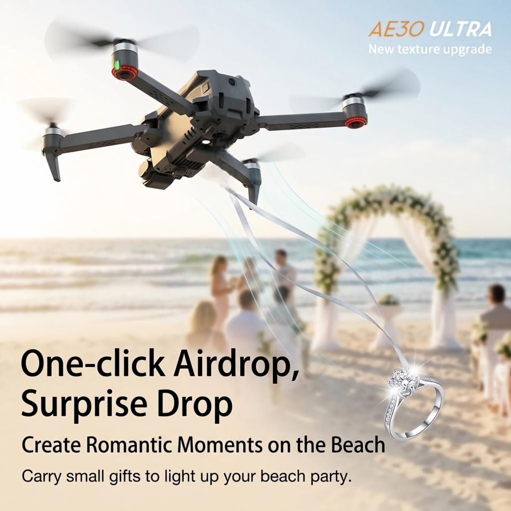 NOVO Drone AE30 Ultra com GPS, - Fishing Camera avaliação e preço